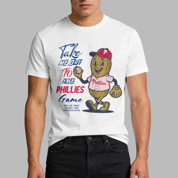 Alternative view of Philadelphia Phillies Peanut Game Premium T-Shirt HC01