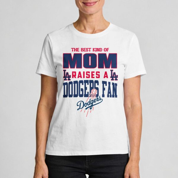 Alternative view of Los Angeles Dodgers Mom Premium T-Shirt HC02