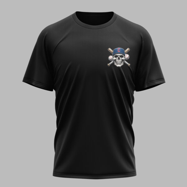 Alternative view of Cleveland Guardians X Skullcap Premium T Shirt PVT001