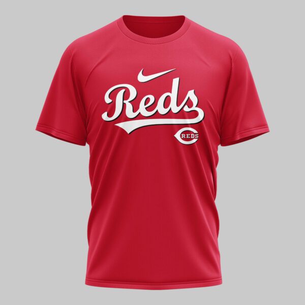 Alternative view of Cincinnati Reds x skull Mars Premium T-Shirt PL05