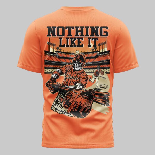 Alternative view of San Francisco Giants x skull Mars Premium T-Shirt PL05