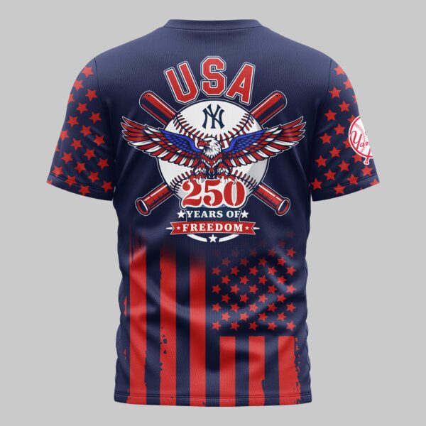 Alternative view of New York Yankees x 250Years Mars Premium T-Shirt PL06