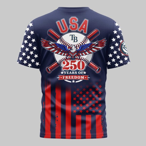 Alternative view of Tampa Bay Rays x 250Years Mars Premium T-Shirt PL06