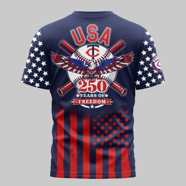 Alternative view of Minnesota Twins x 250Years Mars Premium T-Shirt PL06