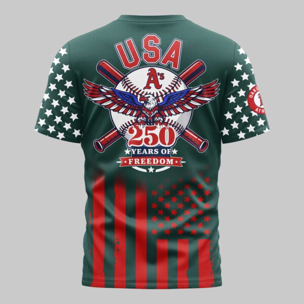 Alternative view of Oakland Athletics x 250Years Mars Premium T-Shirt PL06