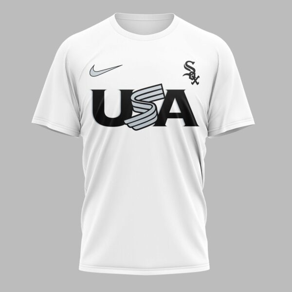 Alternative view of Chicago White Sox Celebrating America’s 250th Premium T-shirt LT0003