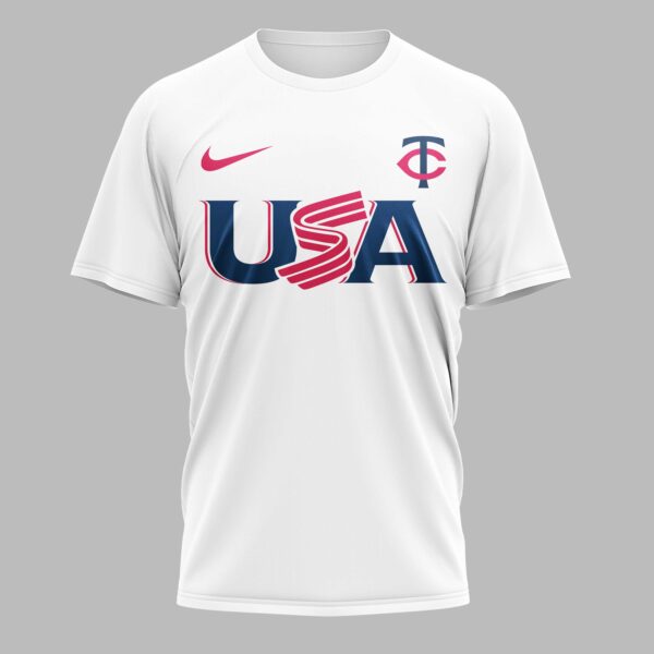 Alternative view of Minnesota Twins Celebrating America’s 250th Premium T-shirt LT0003