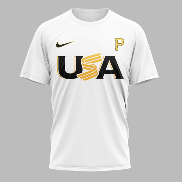 Alternative view of Pittsburgh Pirates Celebrating America’s 250th Premium T-shirt LT0003