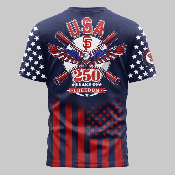 Alternative view of San Francisco Giants x 250Years Mars Premium T-Shirt PL06