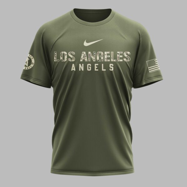 Alternative view of Los Angeles Angels Military Appreciation Premium T-shirt LT0004