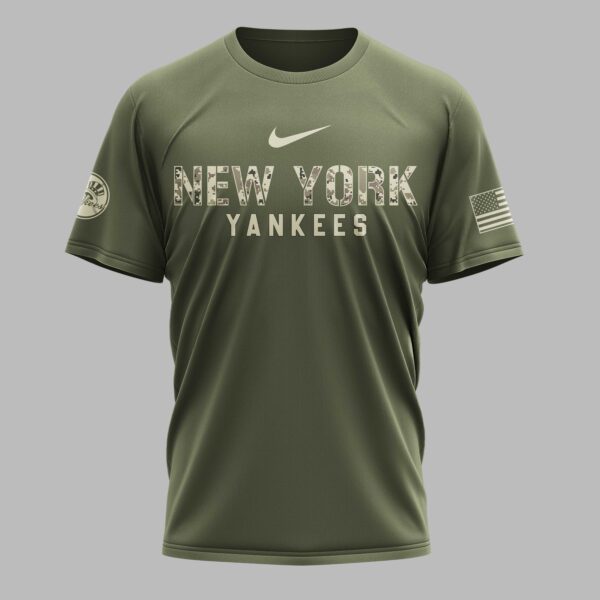 Alternative view of New York Yankees Military Appreciation Premium T-shirt LT0004