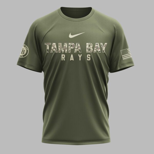 Alternative view of Tampa Bay Rays Military Appreciation Premium T-shirt LT0004