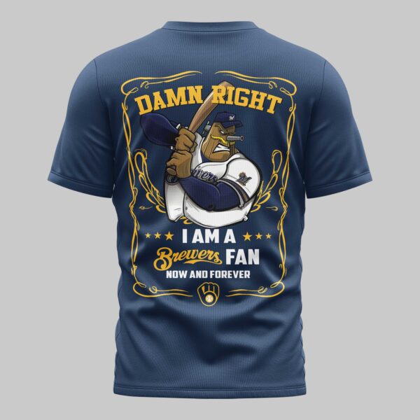 Alternative view of Milwaukee Brewers x Tear Mars Premium T-Shirt PL07