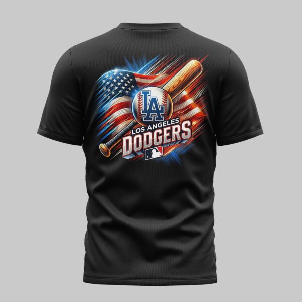 Alternative view of Los Angeles Dodgers x Light Mars Premium T-Shirt PL01