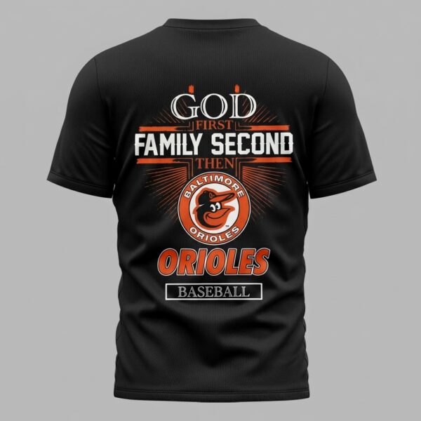 Alternative view of Baltimore Orioles God Family Premium T-shirt PH00001