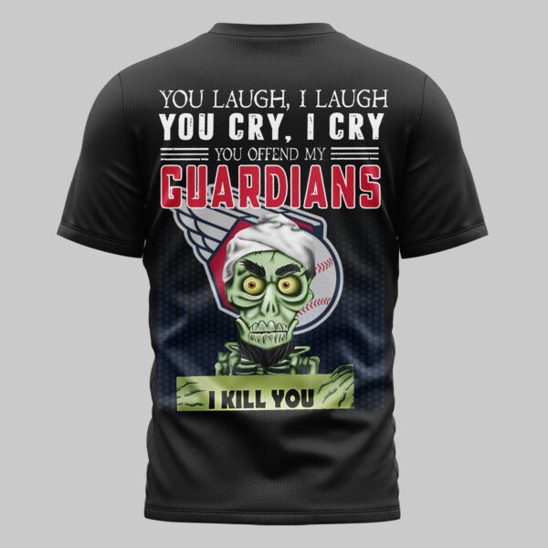 Alternative view of Cleveland Guardians x Skull Mars Premium T-Shirt PL03