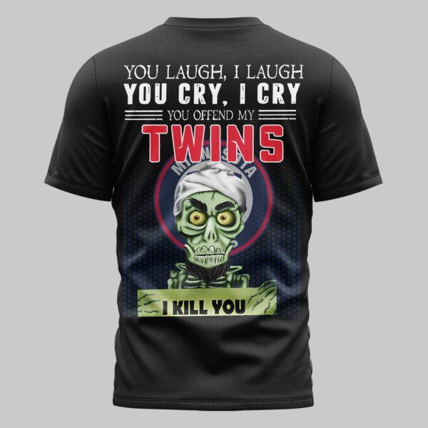 Alternative view of Minnesota Twins x Skull Mars Premium T-Shirt PL03