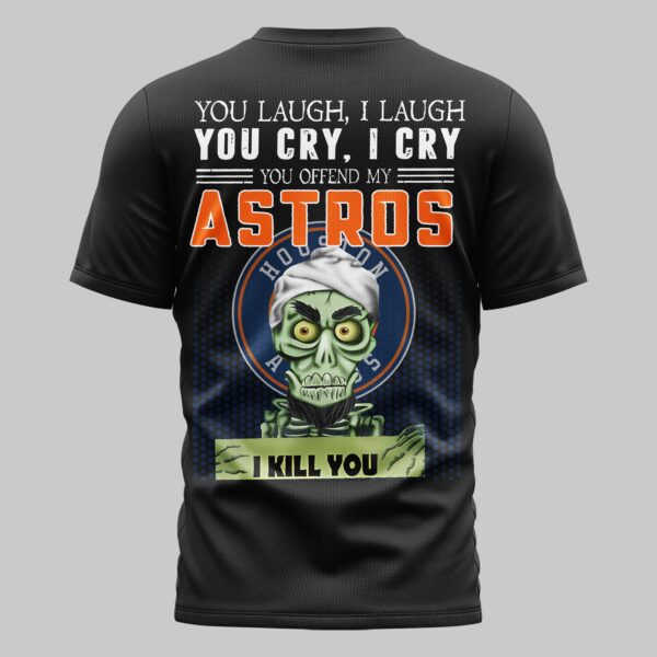Alternative view of Houston Astros x Skull Mars Premium T-Shirt PL03