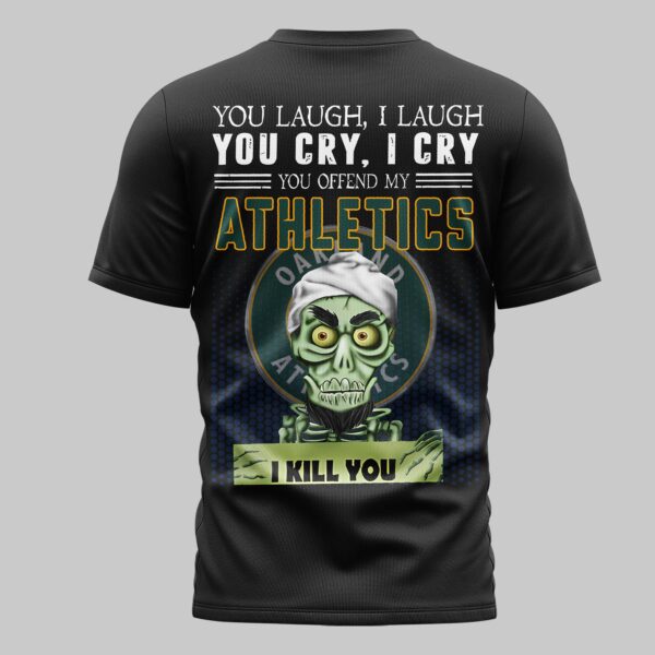 Alternative view of Oakland Athletics x Skull Mars Premium T-Shirt PL03