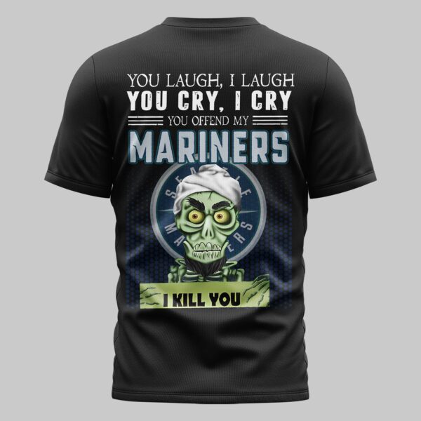 Alternative view of Seattle Mariners x Skull Mars Premium T-Shirt PL03