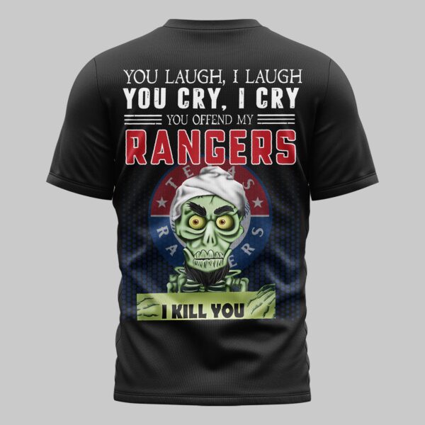 Alternative view of Texas Rangers x Skull Mars Premium T-Shirt PL03