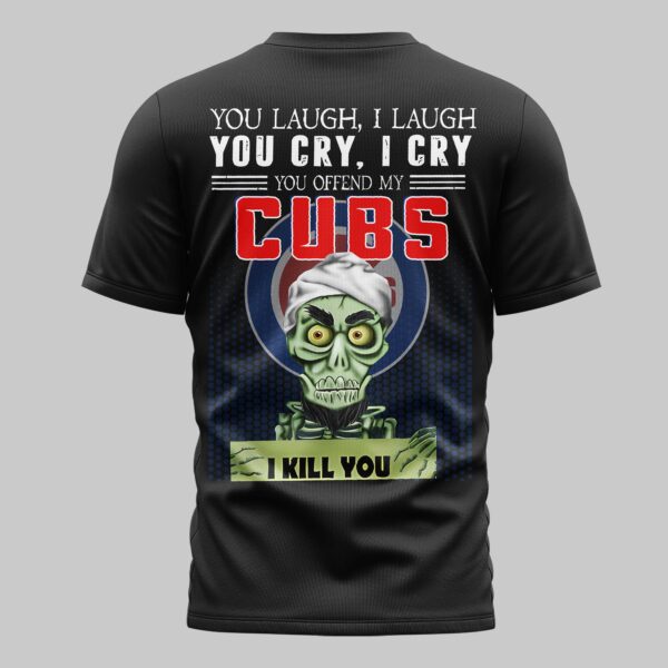 Alternative view of Chicago Cubs x Skull Mars Premium T-Shirt PL03