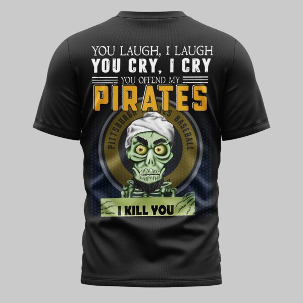 Alternative view of Pittsburgh Pirates x Skull Mars Premium T-Shirt PL03
