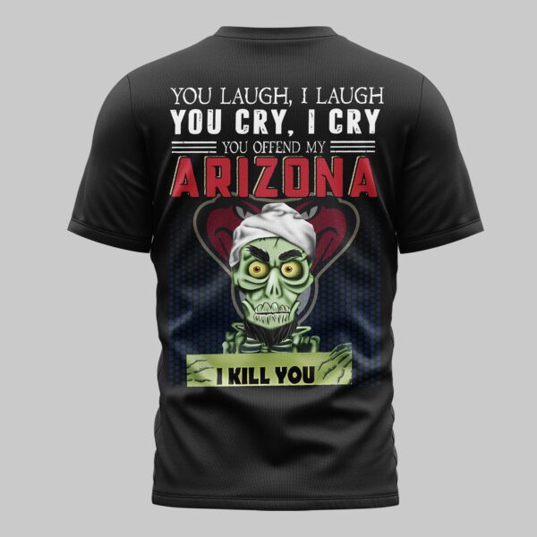 Alternative view of Arizona Diamondbacks x Skull Mars Premium T-Shirt PL03
