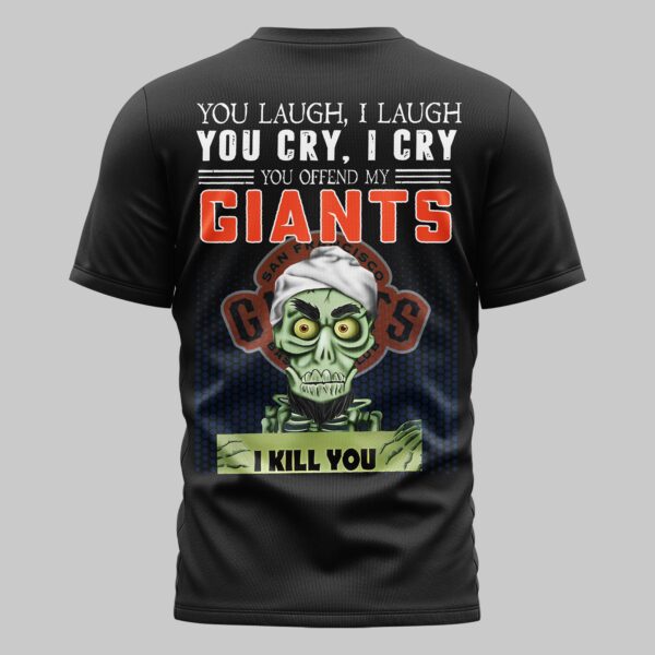 Alternative view of San Francisco Giants x Skull Mars Premium T-Shirt PL03