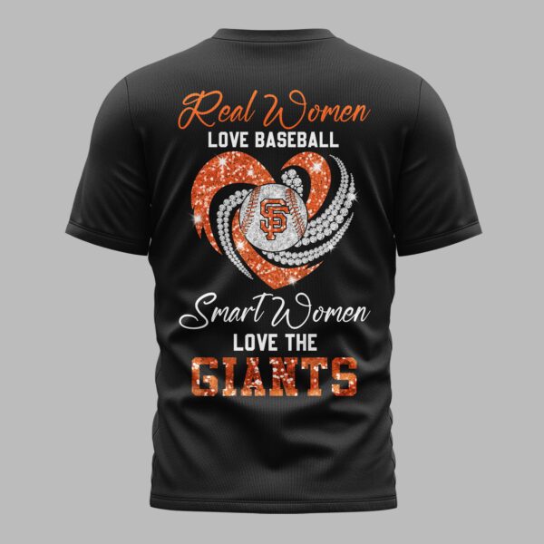 Alternative view of San Francisco Giants Glitter Premium T-Shirt LT0001