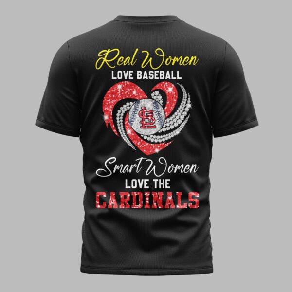 Alternative view of St. Louis Cardinals Glitter Premium T-Shirt LT0001