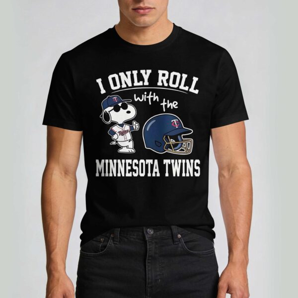 Alternative view of Minnesota Twins x snoopy Mars Premium T-Shirt PL04