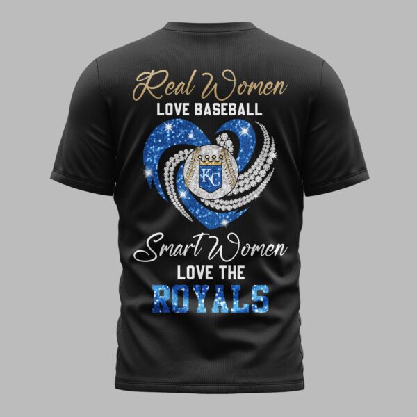 Alternative view of Kansas City Royals Glitter Premium T-Shirt LT0001