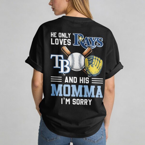 Alternative view of Tampa Bay Rays Gift For Mom Premium T-Shirt 009