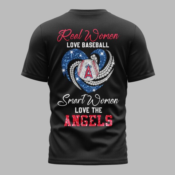 Alternative view of Los Angeles Angels Glitter Premium T-Shirt LT0001