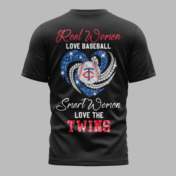 Alternative view of Minnesota Twins Glitter Premium T-Shirt LT0001