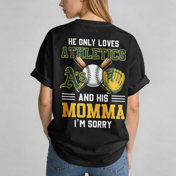 Alternative view of Oakland Athletics Gift For Mom Premium T-Shirt 009