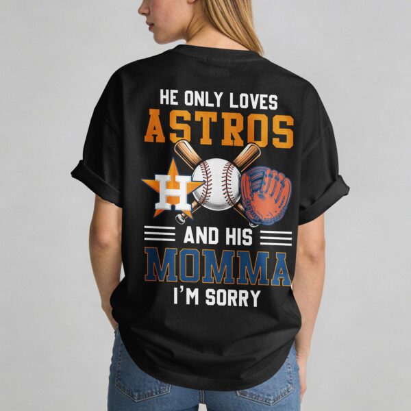 Alternative view of Houston Astros Gift For Mom Premium T-Shirt 009