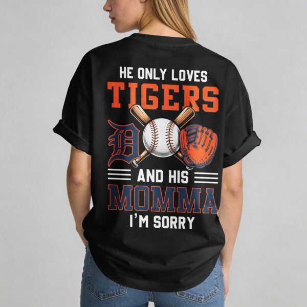 Alternative view of Detroit Tigers Gift For Mom Premium T-Shirt 009