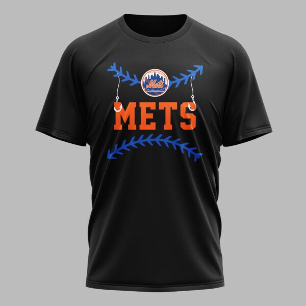 Alternative view of New York Mets x Fishing Premium T-Shirt 012