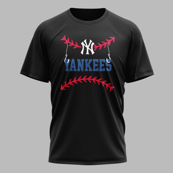 Alternative view of New York Yankees x Fishing Premium T-Shirt 012