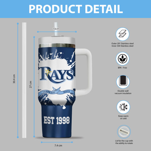 Alternative view of Tampa Bay Rays 2026 Season 40oz Tumbler