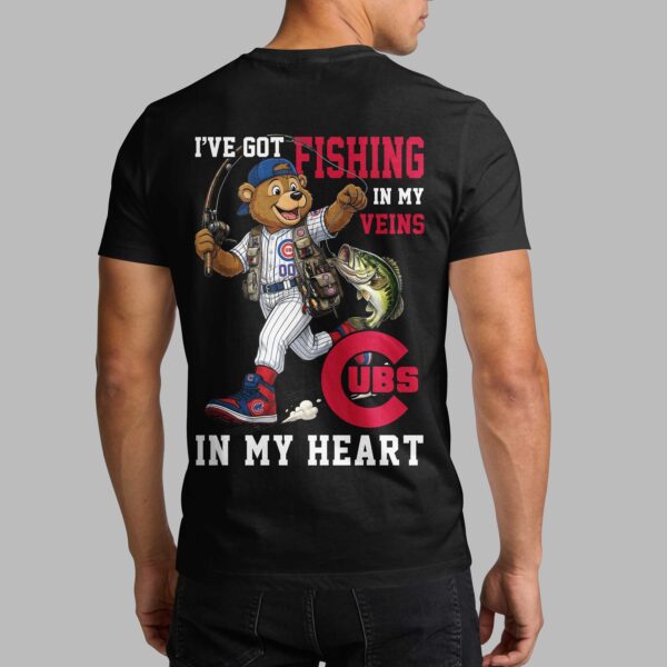 Alternative view of Chicago Cubs x Fishing Premium T-Shirt 012