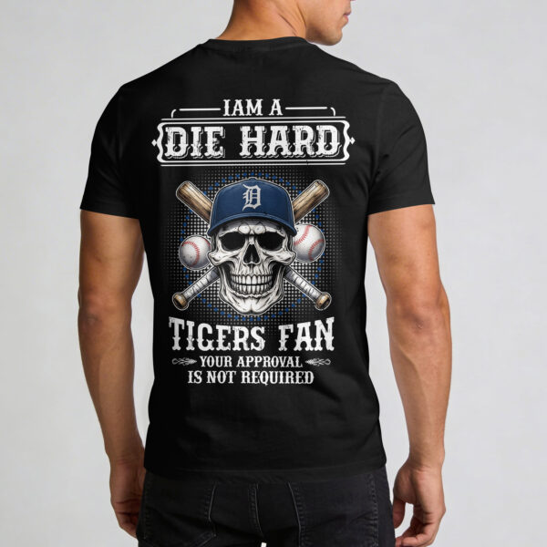 Alternative view of Detroit Tigers X Skullcap Premium T Shirt PVT001