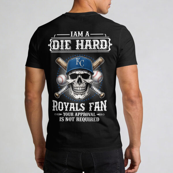 Alternative view of Kansas City Royals X Skullcap Premium T Shirt PVT001