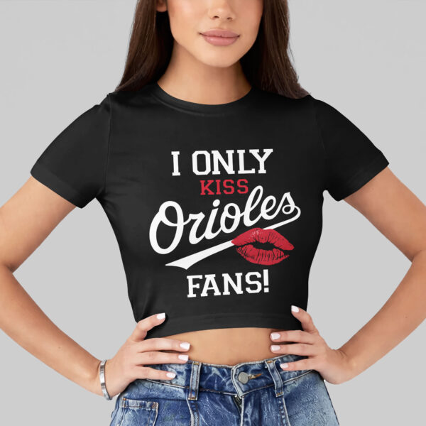 Alternative view of Baltimore Orioles Cropped Navel-Baring Shirt 010