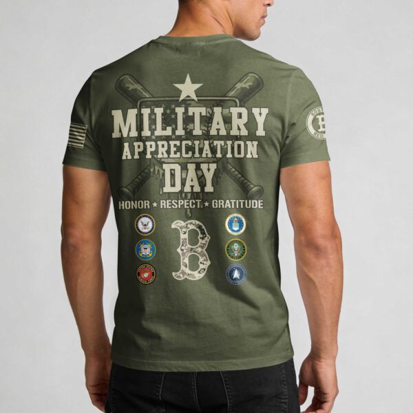Alternative view of Boston Red Sox Military Appreciation Premium T-shirt LT0004