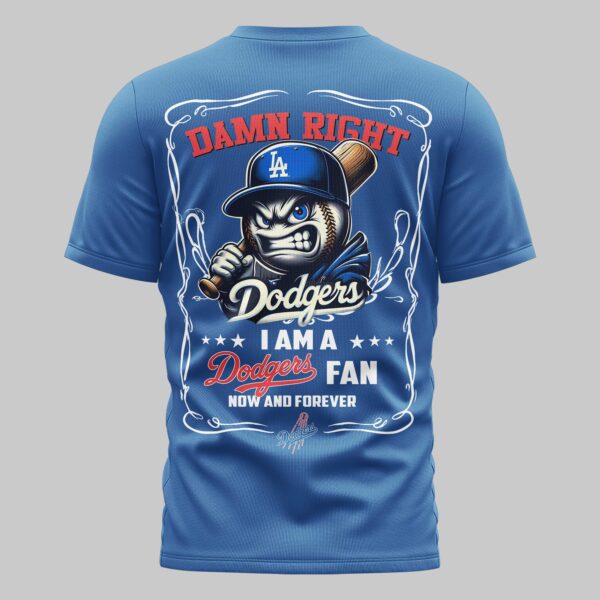 Alternative view of Los Angeles Dodgers x Tear Mars Premium T-Shirt PL07
