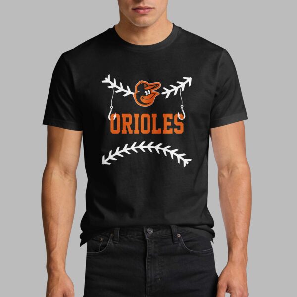 Alternative view of Baltimore Orioles x Fishing Premium T-Shirt 012