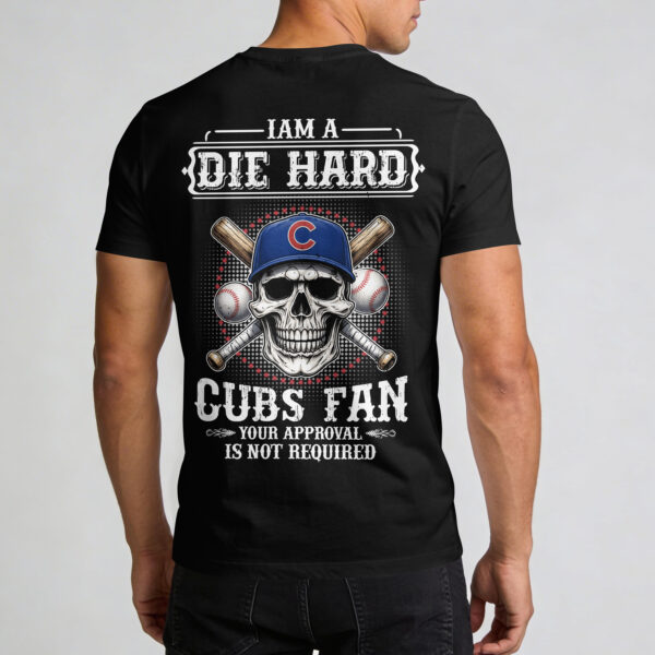 Alternative view of Chicago Cubs X Skullcap Premium T Shirt PVT001